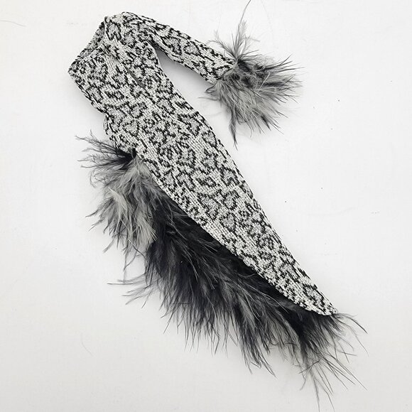 RARE Vintage 1976 Cher Doll Dress Bob Mackie Frosted Feathers Mego Outfit 70s - Picture 2 of 8